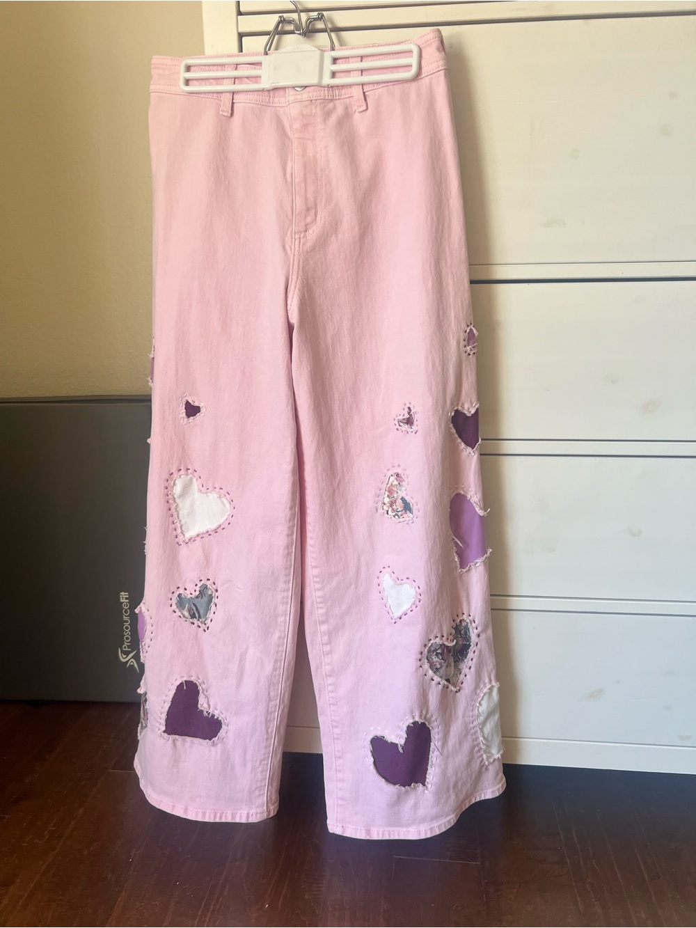 Hand stitched hearts jeans size 6 - Picture 12 of 16